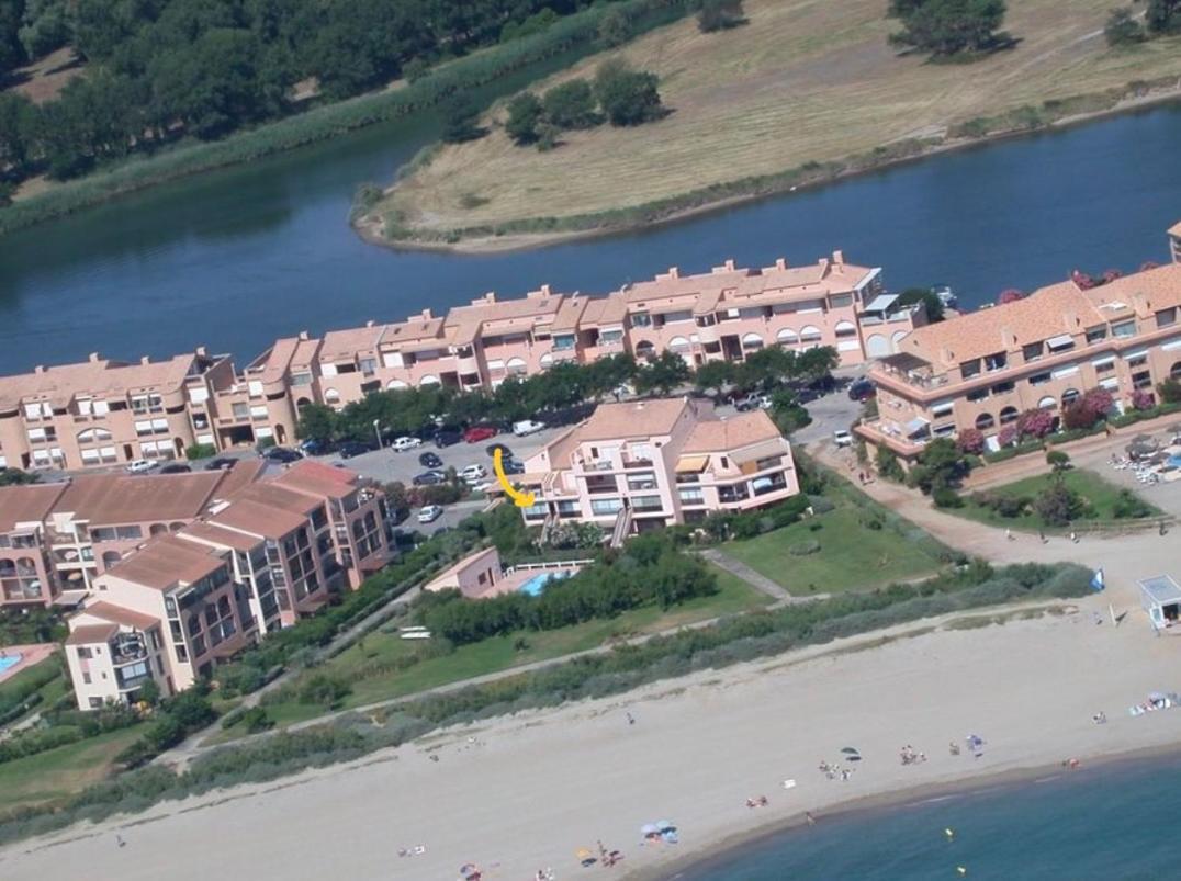 Appartement Entre La Lagune Et La Mer Avec Piscine, Direct Plage, Vue Partielle Mer Saint-Cyprien  Exteriör bild