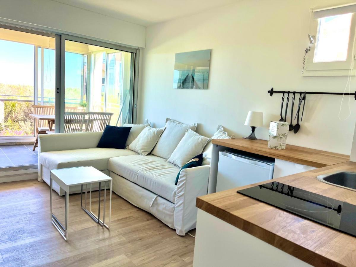 Appartement Entre La Lagune Et La Mer Avec Piscine, Direct Plage, Vue Partielle Mer Saint-Cyprien  Exteriör bild