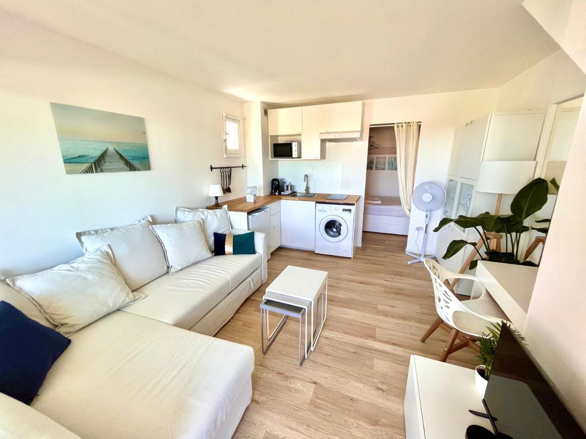 Appartement Entre La Lagune Et La Mer Avec Piscine, Direct Plage, Vue Partielle Mer Saint-Cyprien  Exteriör bild