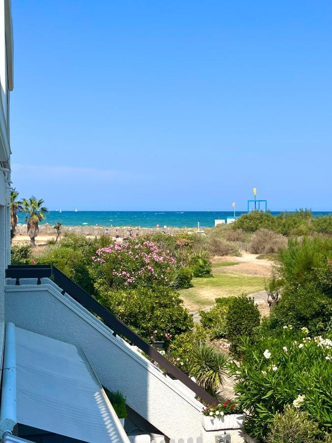 Appartement Entre La Lagune Et La Mer Avec Piscine, Direct Plage, Vue Partielle Mer Saint-Cyprien  Exteriör bild